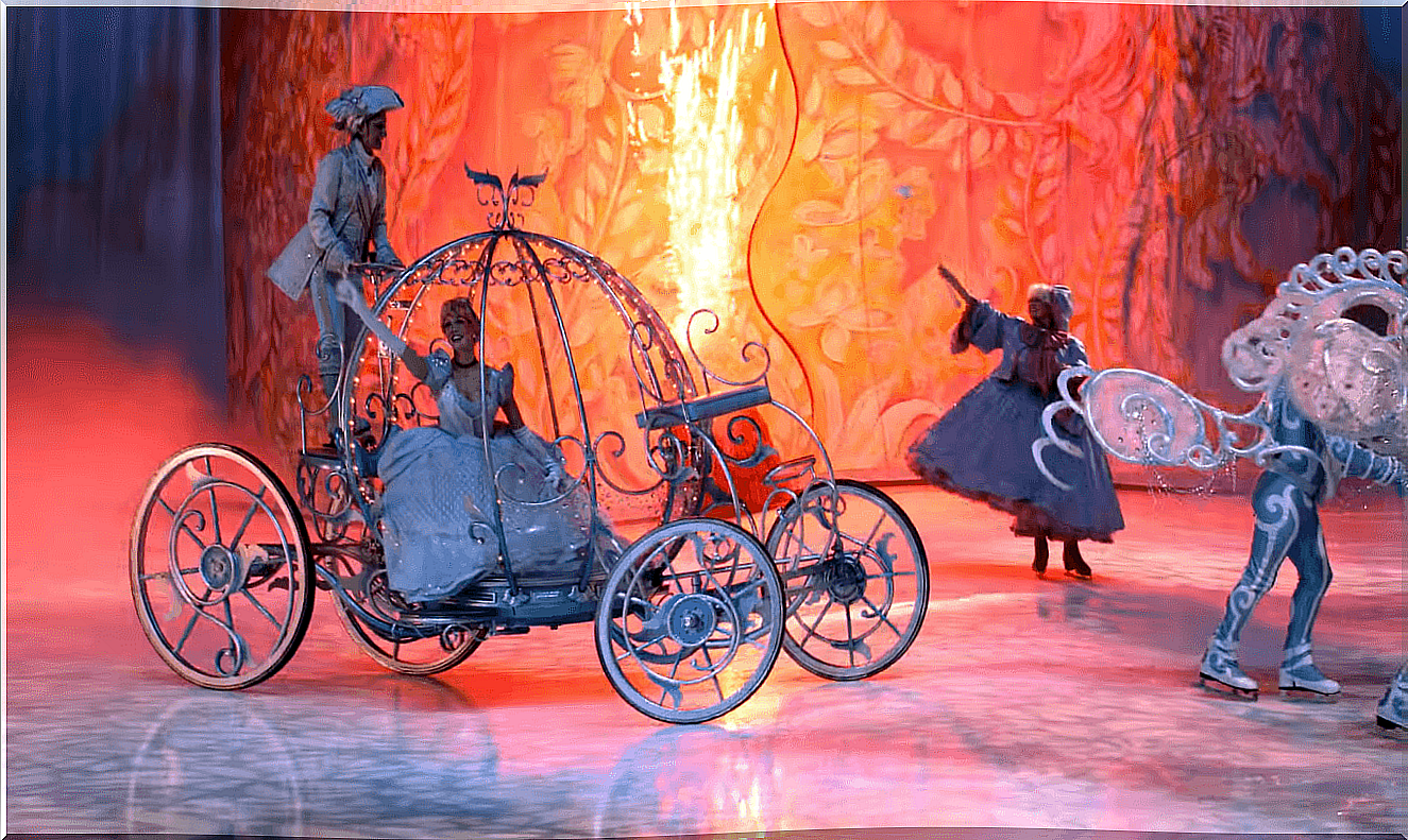 Cinderella in a carriage