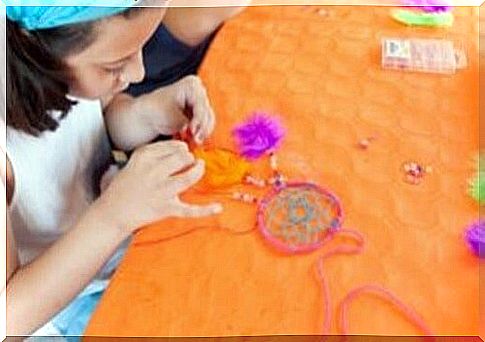 The dream catcher, an object to protect the sleep of children