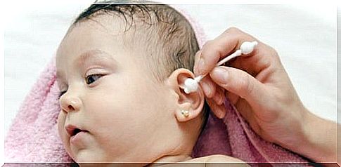 Never clean your baby's nose and ears with cotton swabs