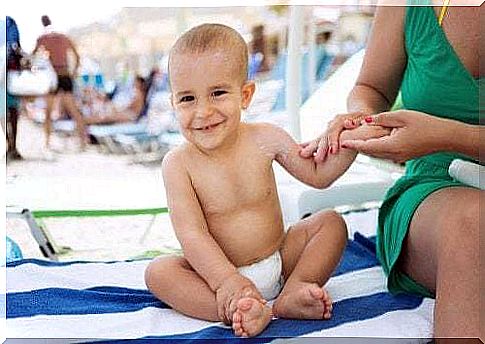 Child at the beach