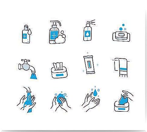 What is a visual agenda with pictograms?